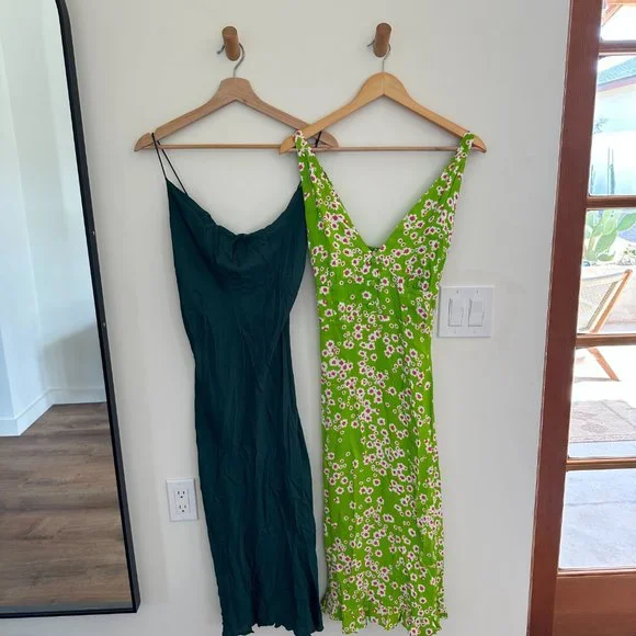 Emili Sun Dress in Le Bon Floral & Apple Green (Size Medium) - Picture 5 of 5
